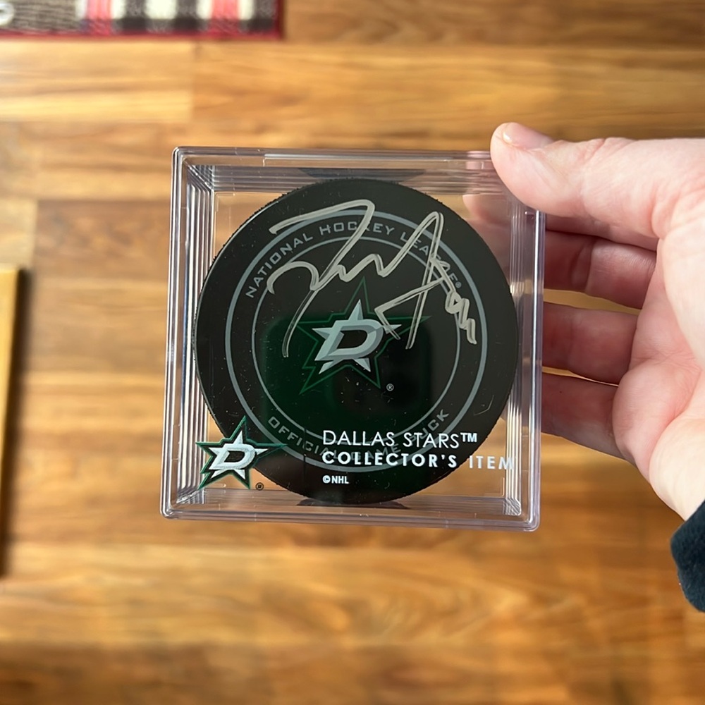 Tyler Seguin Autographed Puck